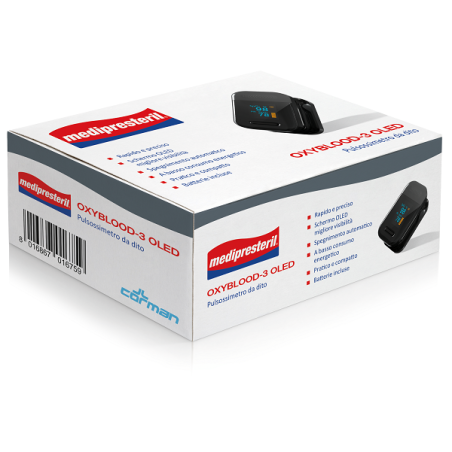 Corman Medipresteril Oxyblood-3 Oled Pulsossimetro Da Dito
