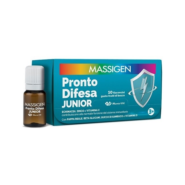 Massigen Pronto Difesa Junior 10 Flaconcini Da 10 Ml Massigen Pronto Difesa Junior 10 Flaconcini Da 10 Ml