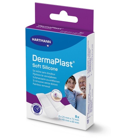 Artsana Dermaplast Soft Silicone Cerotto 2 Formati 8 Pezzi