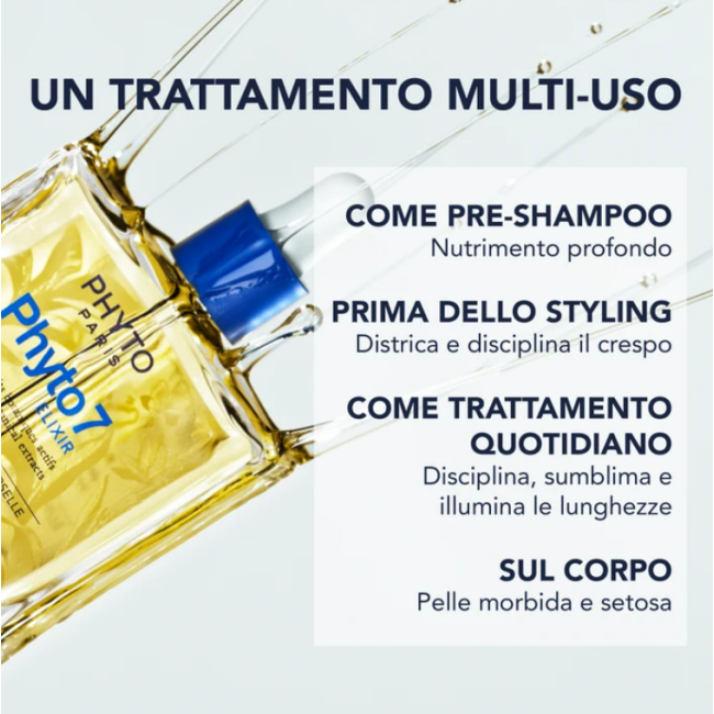 Phyto 7 Elixir Olio Sublimante Disciplinante 100 Ml