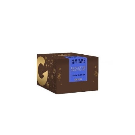 Farmafood Giusto Senza Glutine Panettone Artigianale Con Gocce Di Cioccolato 540 G