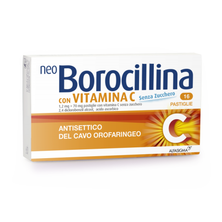 20 Pastiglie Con Vitamina C Senza Zucchero Neo Borocillina