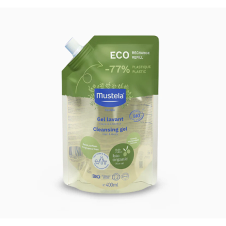 Laboratoires Expanscience Mustela Eco-refill Gel Detergente Bio 400 Ml
