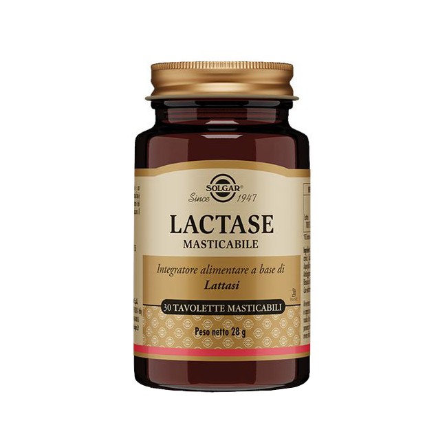 Solgar Lactase Masticabile 30 Tavolette