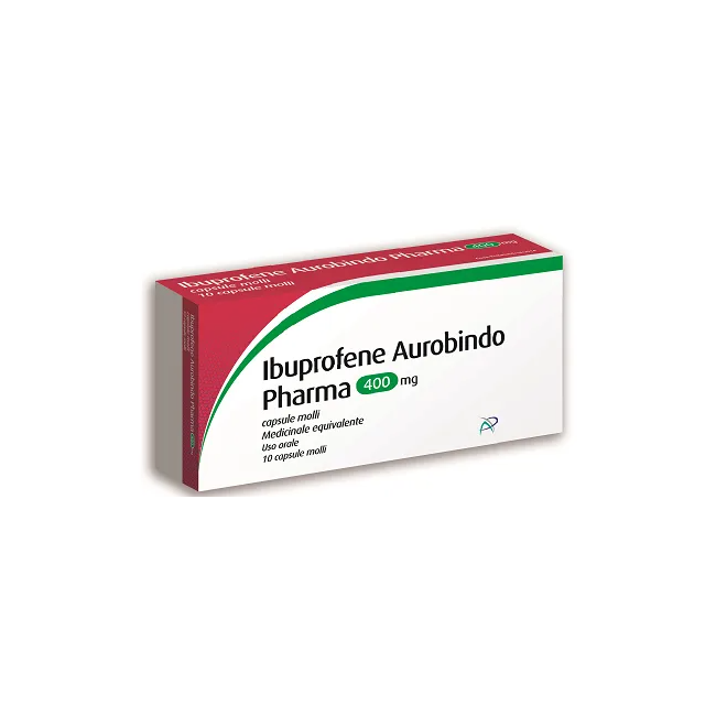 10 capsule molli Ibuprofene Aurobindo