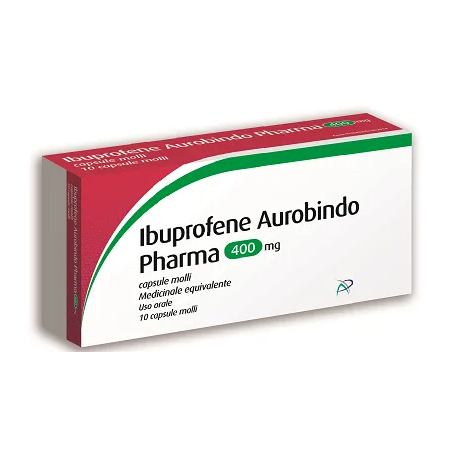 10 capsule molli Ibuprofene Aurobindo