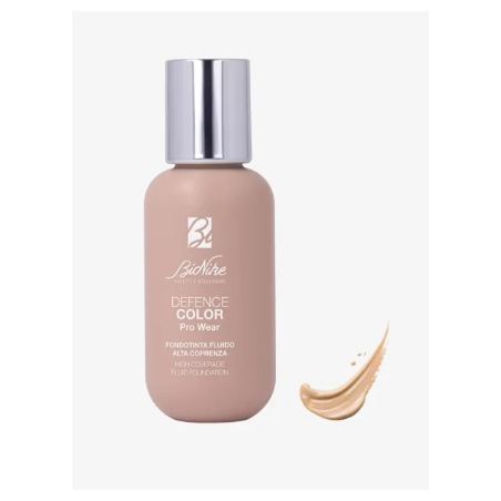 Bionike Defence Color Pro Wear Fondotinta Fluido Alta Coprenza N2 Cream 50 Ml