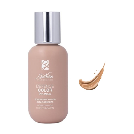 Bionike Defence Color Pro Wear Fondotinta Fluido Alta Coprenza N4 Beige 50 Ml