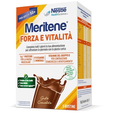 Nestlè Meritene Forza E Vitalita' Cioccolato 5 Bustine Da 30 G