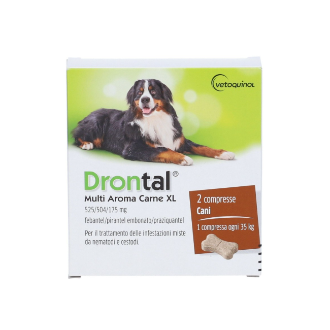 Farma 1000 Drontal Plus Flavour Xl, Compresse Per Cani