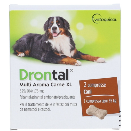 Farma 1000 Drontal Plus Flavour Xl, Compresse Per Cani