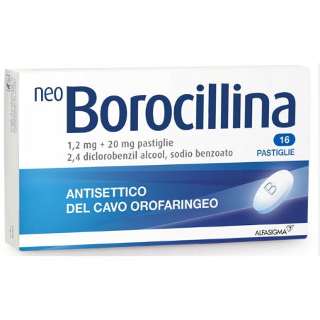 20 Pastiglie Neo Borocillina 1,2 Mg + 20 Mg