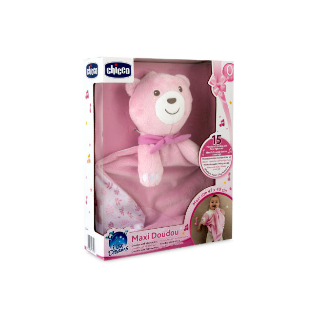 Chicco Gioco First Dreams Maxi Doudou Rosa
