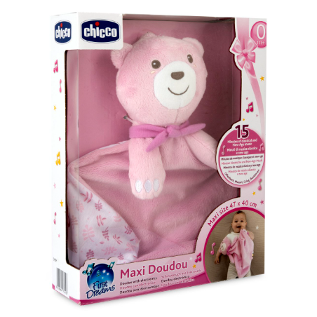 Chicco Gioco First Dreams Maxi Doudou Rosa