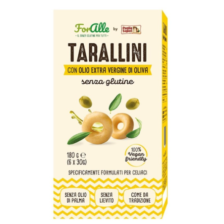 Re Food Foralle Tarallini Senza Glutine Multicereali 6 Bustine Da 30 G
