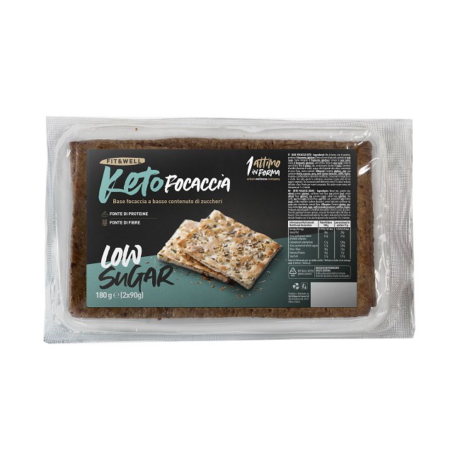 Un Attimo In Forma Keto Focaccia 2 Pezzi Da 90 G