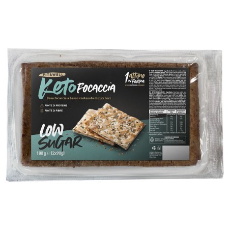 Un Attimo In Forma Keto Focaccia 2 Pezzi Da 90 G