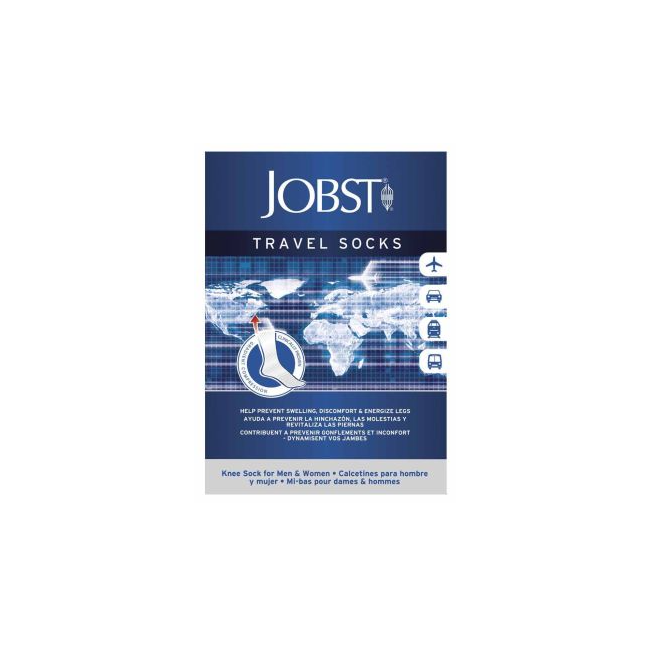Essity Calza Compressiva Jobst Travel Socks 15-20mmhg Gambaletto Blu Small Articolo 788450000601