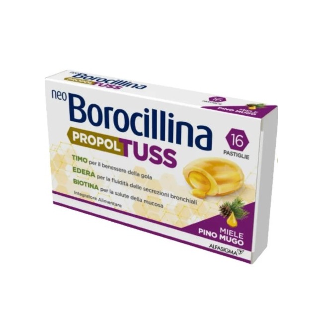 Alfasigma Neoborocillina Propoltuss 16 Pastiglie