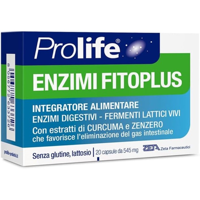 Zeta Farmaceutici Prolife Enzimi Fitoplus 20 Capsule