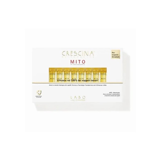 scatola con 20 fiale crescina ri-crescita Mito 200 uomo