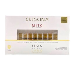 confezione 40 fiale crescina ricrescita mito 1300 donna