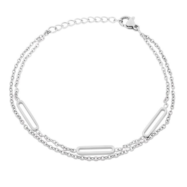 Mast Industria Italiana Moonila Bracciale Argento Atria