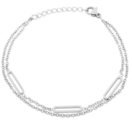 Mast Industria Italiana Moonila Bracciale Argento Atria
