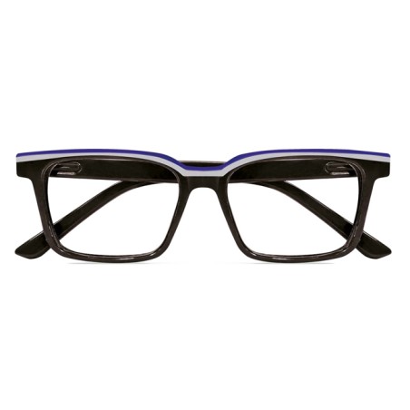 Mast Industria Italiana Occhiale Da Lettura Premontato Twins Gold Bellag Nero/blu +3,00