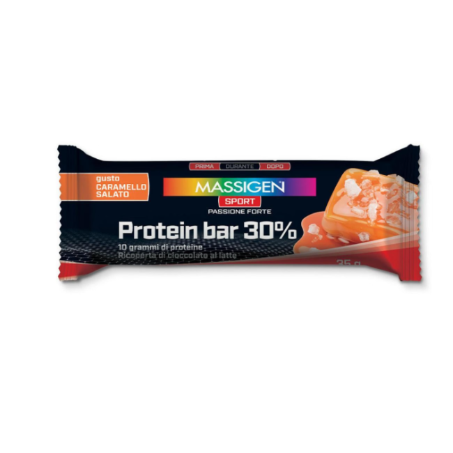 Marco Viti Massigen Sport Protein Barretta 36% Caramello Salato 35 G