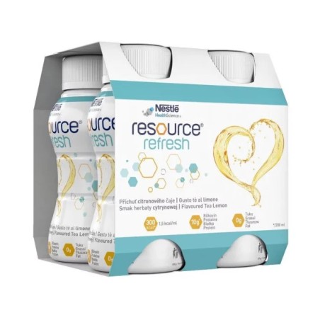 Nestl&egrave; Resource Refresh Te' Limone 4 Bottiglie