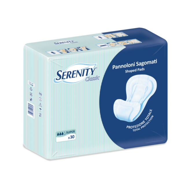 Serenity Sagomato Sd Sensitive Super 30 Pezzi
