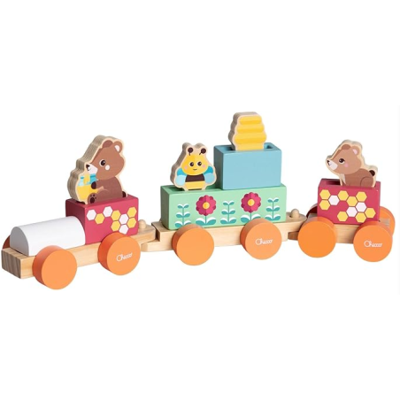 Chicco Gioco Legno Treno Degli Degli Orsetti