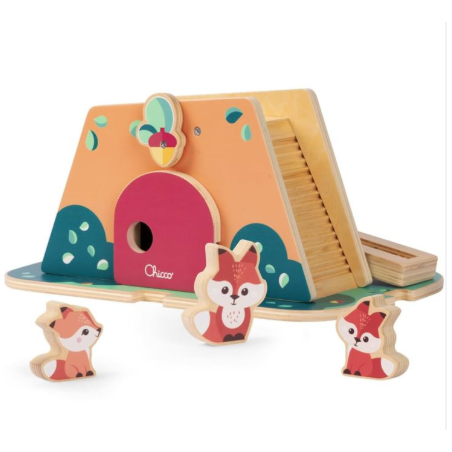 Chicco Gioco Legno Tana Delle Volpi