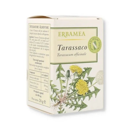 Erbamea Tarassaco 50 Capsule Vegetali