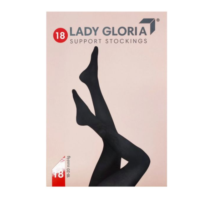 Gloria Med Lady Gloria 18 Gambaletto Punta Aperta Miele Taglia 5 1 Paio