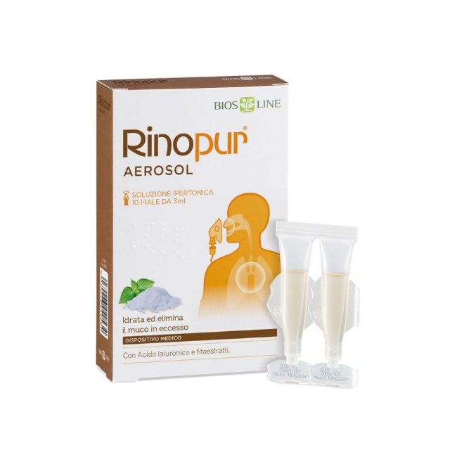 Bios Line Rinopur Aerosol Monodose 10 Fiale Da 3 Ml