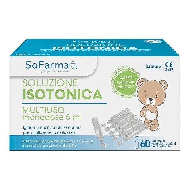 So. Farma. Morra Soluzione Salina 0,9% 60 Flaconi 5 Ml Sofarmapiu'