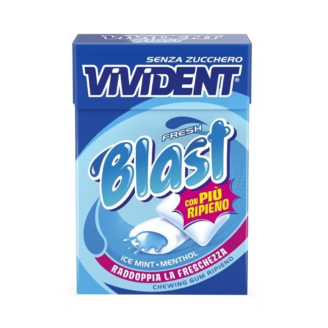 Perfetti Van Melle Vivident Fresh Blast Blue