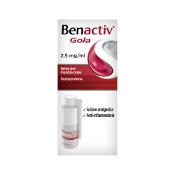 Flacone Spray con cannula da 15 ml di Benactiv Gola della Reckitt Benckiser