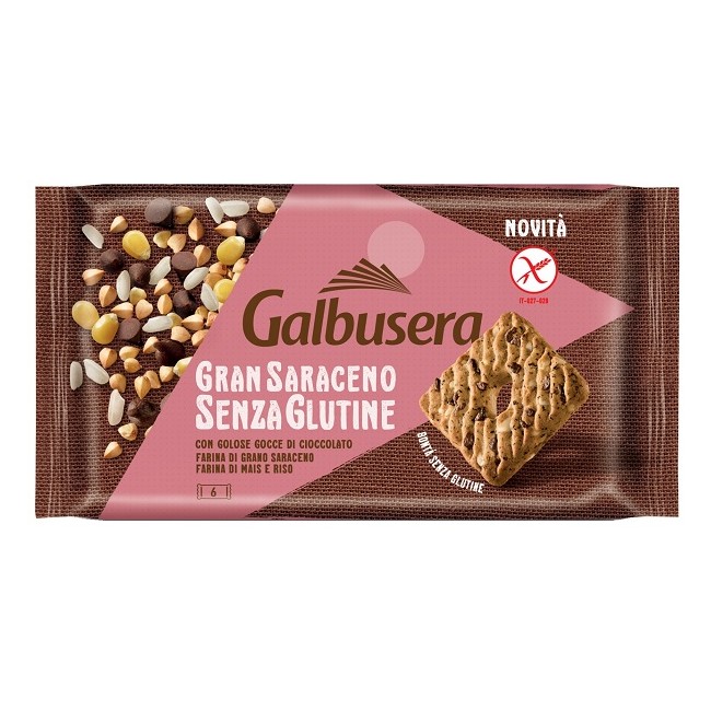Galbusera Gran Saraceno Biscotto Con Gocce Di Cioccolato 260 G