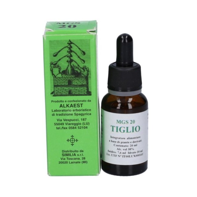 Alkaest Mgs20 Tiglio Macerato Glicerico Spg 20 Ml