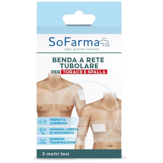 So. Farma. Morra Benda A Rete Tubolare Sofarmapiu' Per Torace E Spalle 3 Metri Tesi