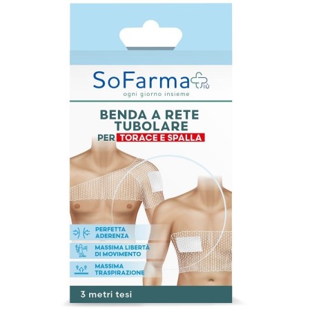 So. Farma. Morra Benda A Rete Tubolare Sofarmapiu' Per Torace E Spalle 3 Metri Tesi
