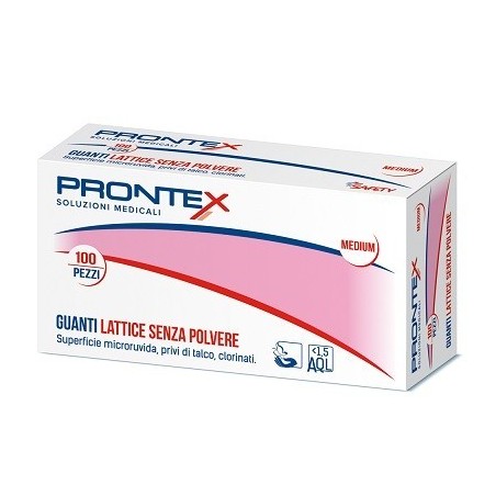 Safety Prontex Guanto In Lattice Senza Polvere Grande 100 Pezzi Grande