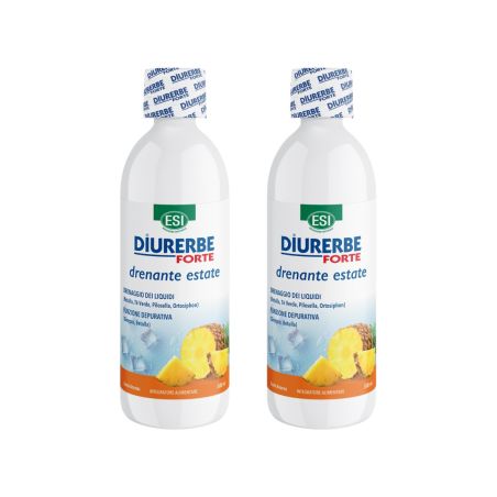 Esi Diurerbe Forte Drenante Estate Ananas Bipack 500 Ml + 500 Ml