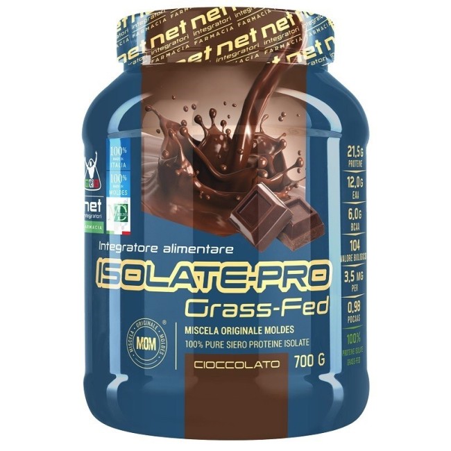 Moldes Net Integratori Farmacia Isolate Pro Grass Fed Cioccolato 700 G
