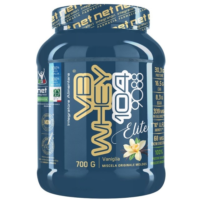 Moldes Net Integratori Vb Whey 104 9088 Elite Vaniglia 700 G