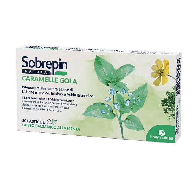 Pharmaidea Sobrepin Natura Caramelle Gola 20 Pastiglie