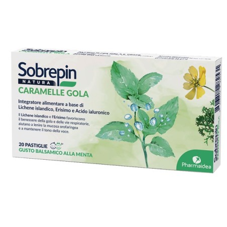 Pharmaidea Sobrepin Natura Caramelle Gola 20 Pastiglie